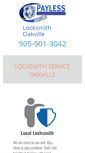Mobile Screenshot of oakville-locksmithservice.com